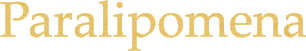 Paralipomena
